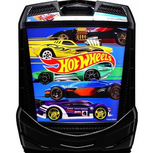 Hot Wheels 100-Car Storage Case  Large Capacity Organizer for 1:64 Die-Cast Vehicles with Handle and Latch, Durable Portable Carrying Case for Kids, Travel, and Toy Car Collectors
