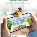 Osoeri Bird Feeder with Camera - Solar Smart Bird Feeder with AI Identify, 1080P HD Auto Capture Birds Video, Real-Time Alerts, Gifts for Family and Friends, 2.4GHz WiFi