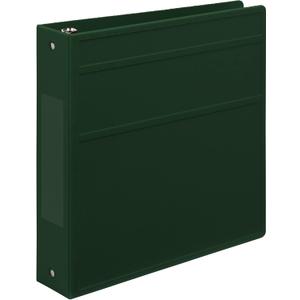 Carstens 2-Inch Heavy Duty 3-Ring Binder - Side Opening, Forest Green, Durable Plastic, Precision No-Gap Rings, Waterproof Covers, No Pockets, Holds 300 Letter Sheets, BPA-Free, Made in USA (5820-3R) (Individual)