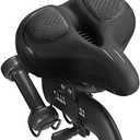 Oversized Bike Seat for Peloton Bike & Bike+, Comfort Seat Cushion Compatible with Peloton, Road or Exercise Bikes, Bicycle Wide Saddle Replacement for Men & Women, Accessories for Peloton