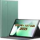 INFILAND Case for Samsung Galaxy Tab S10 FE Plus 5G, Slim Multi-Angle Stand Cover with S Pen Holder for Galaxy Tab S10 FE+ 13.1 Inch (SM-X620/SM-X626B) 2025 Tablet Auto Wake/Sleep (Mint Green)
