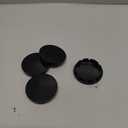 SING F LTD 4Pcs Car Auto Wheel Center Caps Front & Rear Hub Covers Black ABS for Vehicle Replacement Accessories 56mm Outer Diameter
