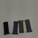 Braided Stretchy Solo Loop Compatible for Apple Watch Band 38mm 40mm 41mm 42mm 44mm 45mm 46mm 49mm for Women Men, Nylon Elastic Straps Wristbands for iWatch Series 11/10 9 8 7 6 5 4 3 SE/Ultra 3 2 1 (Black/DeepGray/OliveGreen/AbyssBlue)