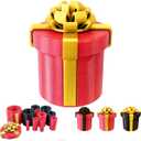 Annoying Gift Box with Screws,Prank Gifts,Puzzle Gift Box,Prank Gifts for Adults,Money Puzzle,Annoying Nested Screw Gift box,Reusable Perfect Money Puzzles for Birthday Christmas White Elephant Party (1-hongj)