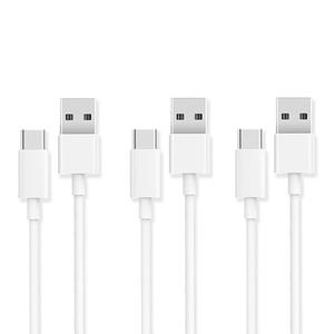 3-Pack 6ft USB A to USB C Charger Cable Cord for iPad Pro 12.9 for Samsung Galaxy S20/S10/S9/S8 Plus USB to USB C Cable, Note 20/10/9/8 Type C Charger, Moto G7/G8 Google Pixel 5/4/3 Long Type C Cord