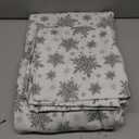 RUVANTI 100% Cotton Organic Flannel Sheets Set - California King - Crystal Noir - 4 Pcs