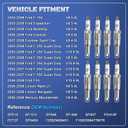 Iridium Spark Plugs 8 Pack SP515 SP546 Compatible with 2004 2005 2006 2007 2008 Ford F150 5.4 Expedition Explorer Mustang F250 F350 F450 & Lincoln Mark LT Navigator & Mercury Mountaineer V8 4.6L 5.4L