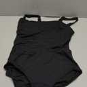 Women Tummy Control Tankini Swimsuits - Two Piece Bathing Suit Ruched Top with High Waisted Bottom 2025 Swimwear (Small, Black)