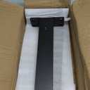 Heavy Duty Shelf Bracket 4 Pack, Floating Shelf Brackets 10 inch Long, Brackets for Shelves, Black Coated Metal Wall Shelf Support Brackets1/5"-Thick