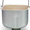 KBS Bread Machine Liner, Bread Pan with Kneading Paddle for 2LB KBS Bread Machine, Bread Maker Universal Replacement Parts, Premium Ceramic pan