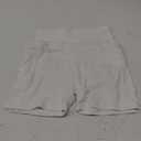 FULLSOFT High Waisted Biker Shorts for Women-5" Tummy Control Fitness Athletic Workout Running Yoga Gym Shorts (Small-Medium, 9-white(with Pockets))
