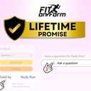FIT ON FORM Infinity Weighted Hula Hoop for Adults Weight Loss, Smart Exercise Hola Circle Hoop for Women Abs Workout