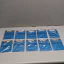 Mini Clipboard 10 Pack, 5 x 7 Plastic Small Blue Clip Boards with Low Profile Clip, Memo Size for Classroom, Teacher, Students, School & Office Supplies