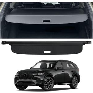 Retractable Trunk Cover Compatible with 2025 2026 Mazda CX70 Cargo Cover Rear Trunk Security Cover CX-70 Accessories Privacy Screen Cover