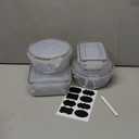 40 PCS Food Storage Containers with Lids Airtight (20 Containers & 20 Lids), 100% Leakproof Meal Prep Container Set for Kitchen Storage, BPA-free, PVC-free Reusable Plastic, Microwave/Dishwasher Safe