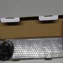 Soobest LED Digital Wall Clock with Seconds, Electric Clock Plug Auto DST Dimmer LED Large Display 10 Inches (White)