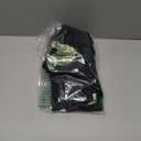 Langsprit Washable Female Dog Diapers (3 Pack) - No Leak Reusable Diapers for Doggy Female in Period - Highly Absorbent Dog Heat Panties with Adjustable Snaps Black L Size