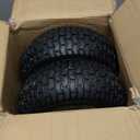 GICOOL 13x5.00-6 Rubber Lawn Mower Tire and Wheel, 2 Pcs Replacement 13x5-6nhs Riding Mowers Lawn Pneumatic Tire with Bearing Bore 3/4" & 5/8", 3" -4.5" Centered Hub