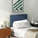 Furinno Roanne Upholstered Headboard, Twin, Denim