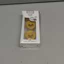 Bibs Pacifiers Color Collection, Set of 2 BPA-Free Latex Pacifiers Made in Europe, Round Nipple Baby Pacifier. (6+ Month (Pack of 2), Mustard)