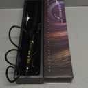 LANVIER 1.25 Inch Curling Iron, Extra Long Barrel 1 1/4 Inch Curling Iron for Long Hair up to 450F, Worldwide Dual Voltage Hair Curler for Traveling, Hair Waving Style Tool Black