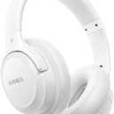 BERIBES Bluetooth Headphones Over Ear, 65H Playtime and 6 EQ Music Modes Wireless Headphones with Mic, HiFi Stereo Foldable Lightweight Headset, Deep Bass for Home Office Cellphone PC Etc.(White)