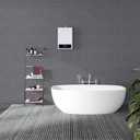 2 x TANONE Dark Gray Wallpaper PVC Self-Adhesive Peel and Stick DIY Wallpaper Faux Imitation Cloth Vinyl Film Wall Paper Solid Color Decorate Furniture (15.8 in X 118 in)