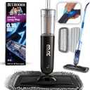 Electric Spray Mop Floor Cleaner with 2 Mopping Pads 720ml Bottle & Scraper 360 Swivel Head Lightweight Cordless Wet Dry Cleaner for Hardwood Floor Cleaning Laminate Tile Wood Vinyl & All Hard Floors