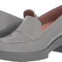 Naturalizer Women's Darry Loafer (12 Wide, Titanium Grey Patent)