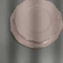 POSATE Plastic Plates Disposable 60 PCS, Heavy Duty 30 Dinner Plates 10.25" and 30 Dessert Plates 7.5" for Party, Pink
