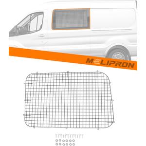 MELIPRON Security Window Screen Fit for Ford Transit Medium/High Roof Sliding Side Window Safety Screens