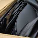Coverado Car Seat Covers Full Set, Seat Covers for Cars, Black Car Seat Covers Front Seats and Back Car Seat Protector Waterproof, Leather Car Seat Cushion Universal Fit for Most Cars Blue