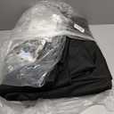 Porch Shield Patio Table Cover - Waterproof Outdoor Dining Table and Chairs Furniture Set Cover Square - 102 x 102 inch, Black