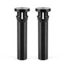 Heavy-Duty Trash Can Lid Hinge Pins (2 Pack)  CNC Solid Nylon (Not 3D Printed) | Fits Rehrig, Sierra & Huskylite 95-Gallon Bins | Commercial Latch Repair Kit  Black