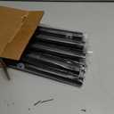 1 Diameter Curtain Rods Itself is 30 to 144 inch 1 Pack Fit 30-142 inch, 66 to 120 inch Window with Heavy Duty Adjustable Rod Matte Black Splicing Metal Extra Long Curtain Rod for Windows