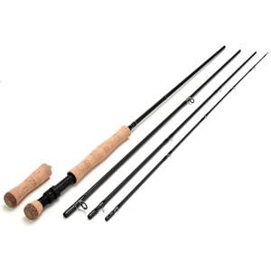 10 feet 9 inches Carbon Fiber Switch 7wt 8wt Fly Fishing Rod 4 Pieces Sections Extra Handle Freshwater Fishing Trout Lake Cork Handles