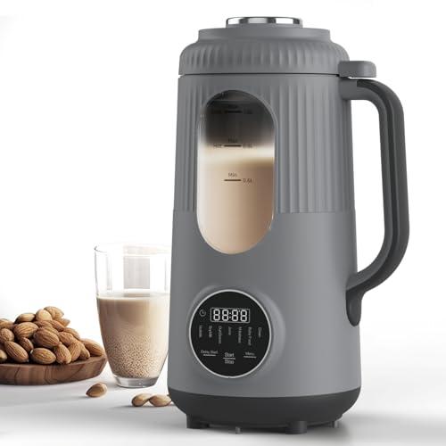 8 in 1 Nut Milk Maker,35oz(1000ml) Automatic Homemade Almond, Oat,Blenders,Plant-Based Milk and Non-Dairy Beverages, Milk Maker Machine with Delay Start/Self Clean