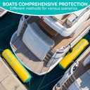 ziziella Inflatable Boat Fenders Boat Bumper, 10FT Heavy Duty Dock Fender with 2 Ropes Storage Bag, PVC Dock Bumper for Tying up Fishing Boats, Pontoon Boat, Yachts and Jet Ski