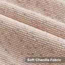 FUTEI Pink Decorative Throw Pillow Covers 18x18 Inch Set of 2,Soft Cozy Chenille Colorful Granular Textured Cushion Case,Modern Home Decor for Couch Bed Living Room