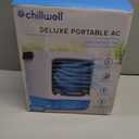 ChillWell 2.0 Evaporative Air Cooler for Room - 4-Speed Mini Portable Swamp Coolers with Humidifier | Indoor Personal Cooling Unit In Bedroom, Home Office, and Camping | USB- Rechargeable, Easy Setup