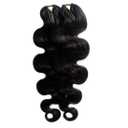 Body Wave Crochet Human Hair Extension Knotless Pre-Separated Crochet Hair Extensions Body Wave Human Crochet Hair Feather Line Extensions for Black Women Natural Color 20 Inch 240g