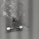 Fridge Water Line Kit Connector - Refrigerator Ice Maker Water Line Splitter, Also Available for Ice Maker Outlet Box, Drinking Water Faucet, Water Filtration System(1/4"-3/8"-3/8")