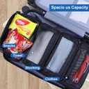 Olosar Suitcase Organizer, Travel Luggage Organizer Portable Hanging Travel Shelves Collapsible Hanging Packing Cubes for Carry on Suitcase