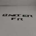 AUTO SAFETY Tailgate Insert Letters Compatible with 2022 2023 2024 Frontier Accessories 3D Raised Emblem Decals with Strong Adhesive Matte Black, Fron0305