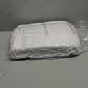 MATBEBY Queen Size Mattress Pad - Cooling Breathable Mattress Topper, Quilted Fitted Mattress Protector, Pillow Top Mattress Cover with 8-21" Deep Pocket, Soft, Machine Washable, White, 60x80 Inches