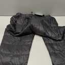 Down Pants, Men's Winter Warm Loose Utility Puffer Pants, Outdoor Insulation Compression Ski Snow Pants. XL Size