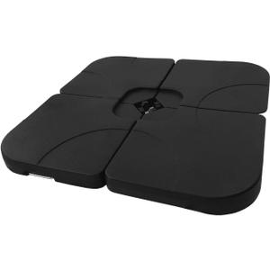Heavy Duty Cross Umbrella Water Stand Cantilever Base Set of 4 Weights