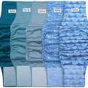 JoyDaog Reusable Dog Belly Bands for Male Dogs Diapers,5 Pack Premium Washable Dog Diapers Male Puppy Nappies Wrap,S