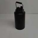 Kerilyn Insulated Jug with Handle, One Gallon, 128oz Stainless Steel, Large Double Vacuum Water Bottle for Hot & Cold Drinks, Wide Mouth, Sweat Proof, Great for Travel, Hiking & Camping, Black