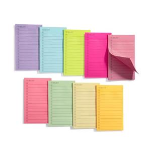 Mr. Pen- to Do List Sticky Notes, 3"x5", 360 Sheets, Assorted Colors, to Do List Notepad, Lined Sticky Notes